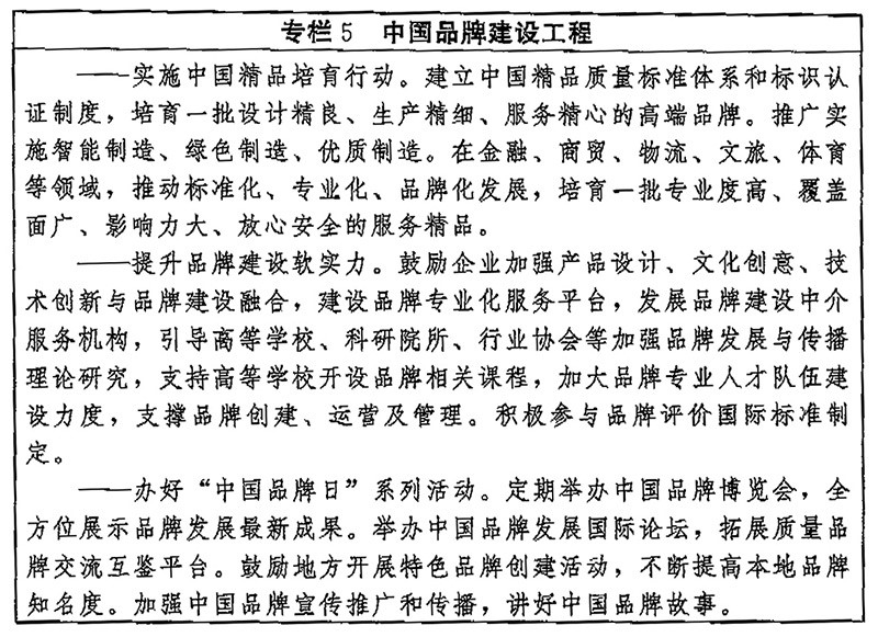 轉發(fā)中國中央 國務院印發(fā)《質量強國建設崗要》